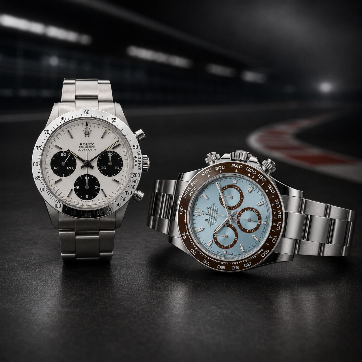 Dos relojes Rolex Cosmograph Daytona