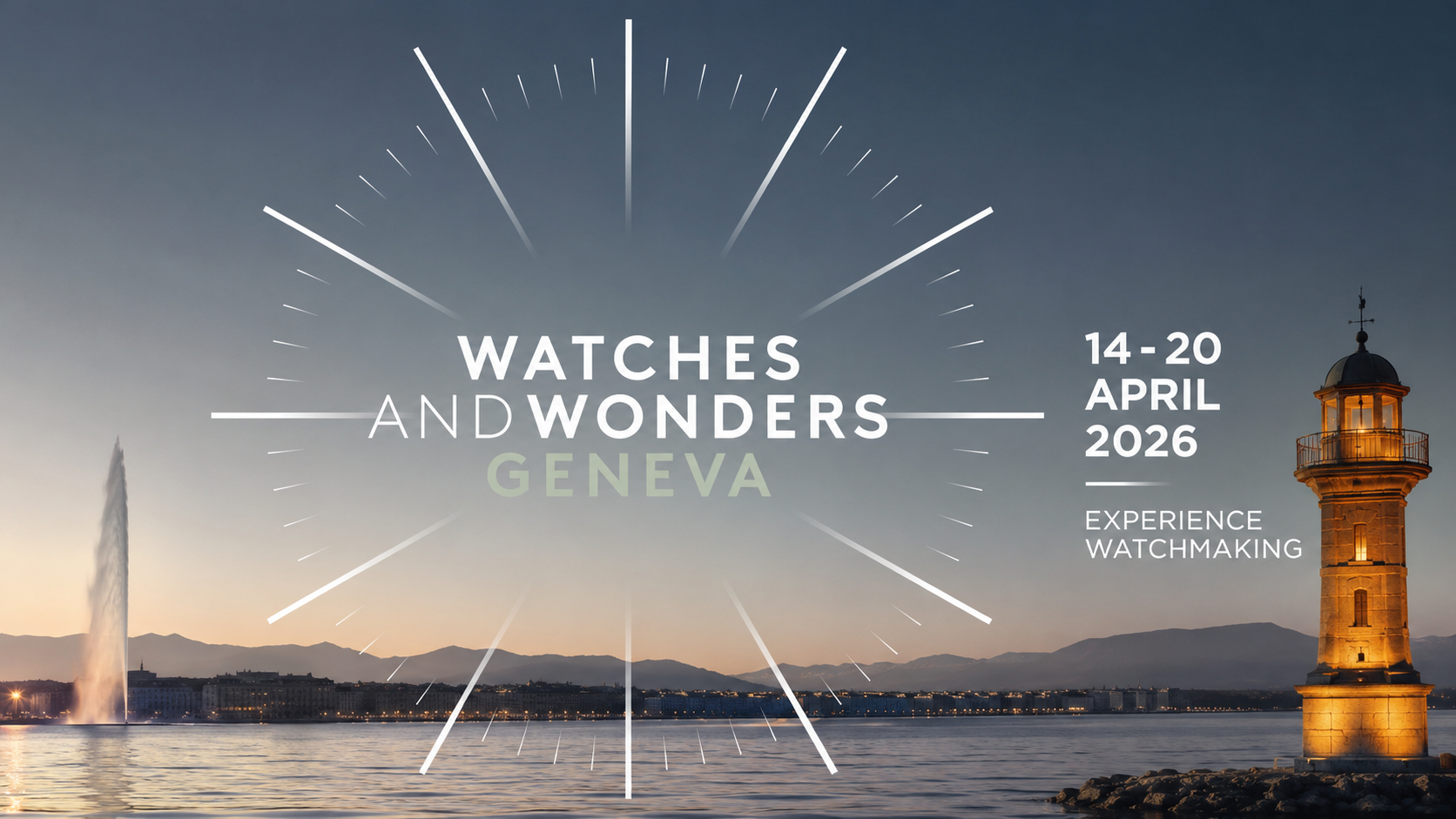 Vista aérea de Ginebra para Watches and Wonders 2026